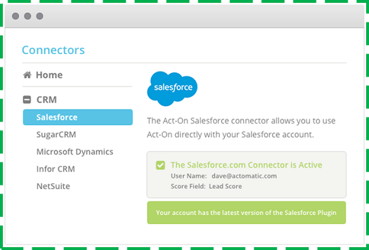 SalesforceIntegrationAct-On