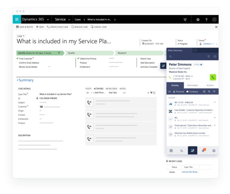 Tenfold Microsoft Dynamics Dashboard