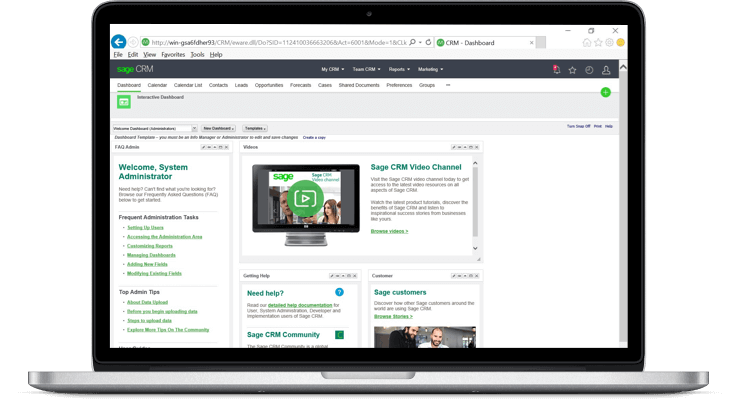 Sage-CRM-homepage