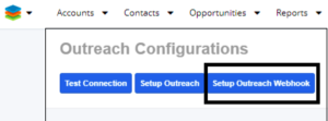 setup outreach webhook