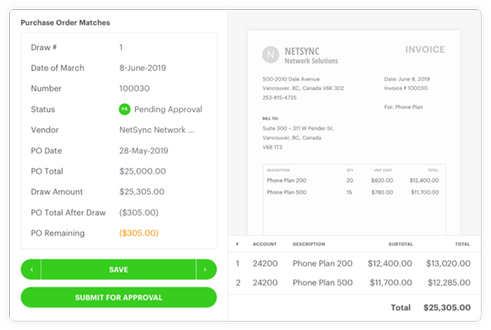 sage AP Automation dashboard